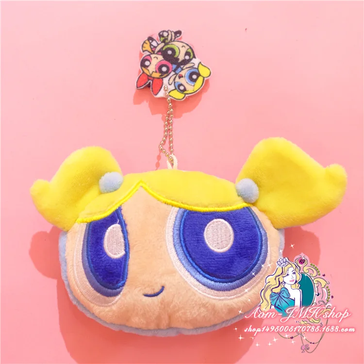 FINETOYS The Powerpuff для девочек с пузырьками символ плюшевый Кошелек бумажник на молнии