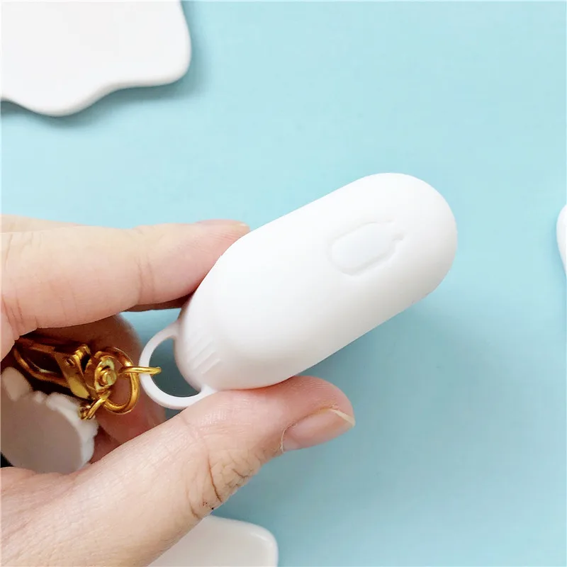 Новое поступление, силиконовый чехол для Apple Airpods, аксессуары для bluetooth-наушников, защитный чехол Air pods с брелоком