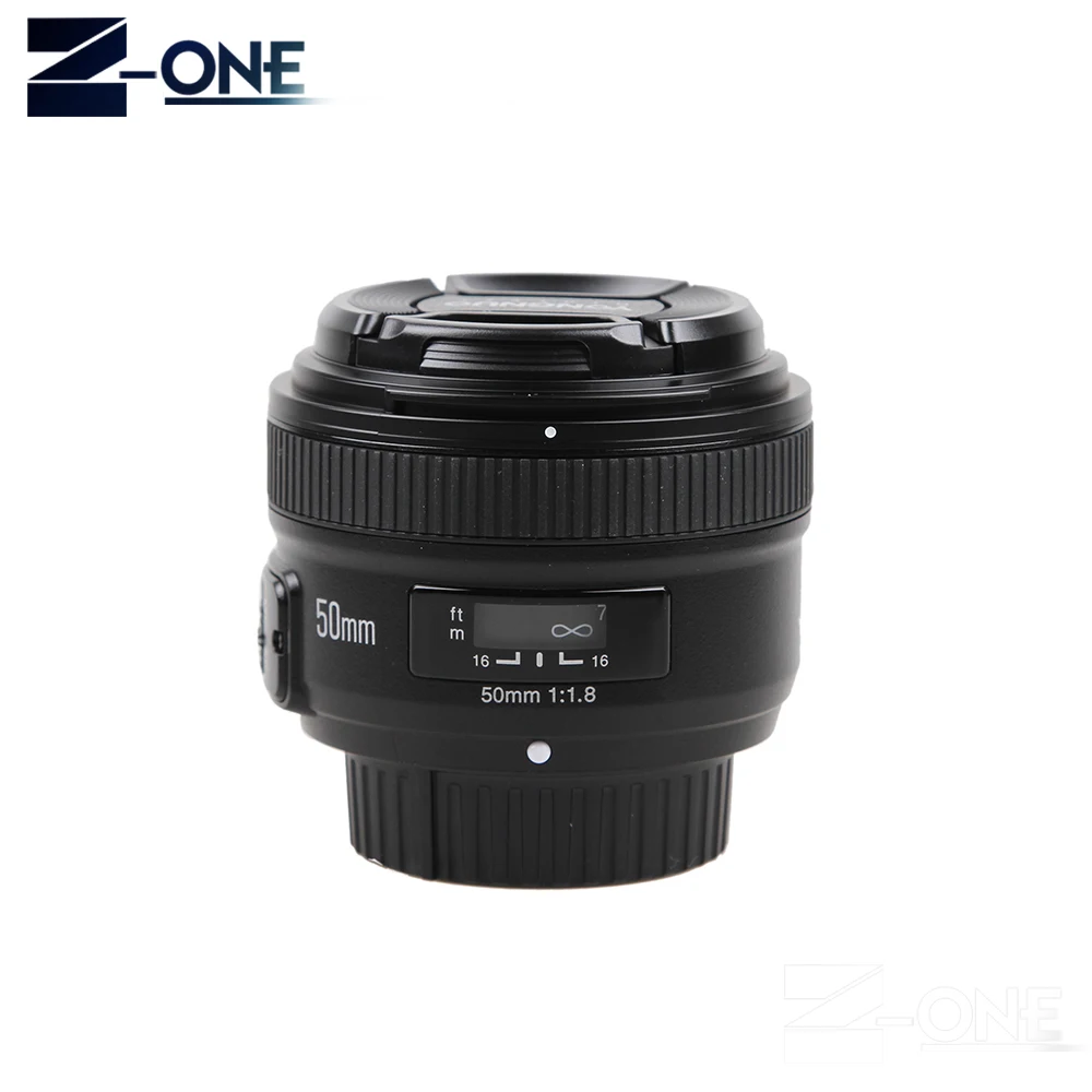 Объектив YONGNUO YN50mm F1.8 для камер Nikon большая диафрагма авто фокус объектив D800 D300 D700