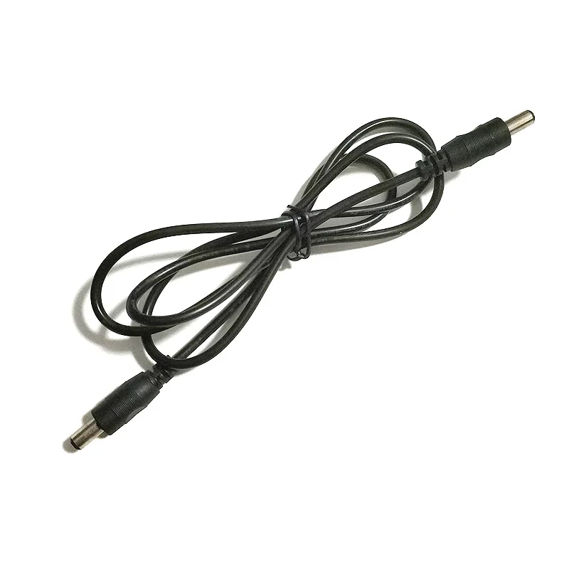22AWG 1 м 2 3 5 мм x Штекер штекер на постоянного тока черный кабель