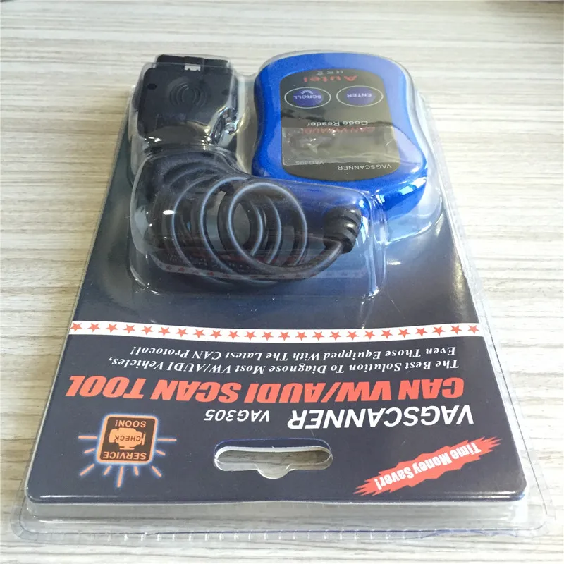 Автомобильный диагностический сканер OBD2 OBD II VAG305 считыватель кодов vag 305