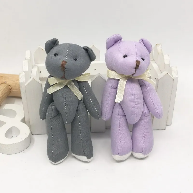 Новые Милые мишки с бантом плюшевые игрушки вязаный плюшевый мишка кукла каваи