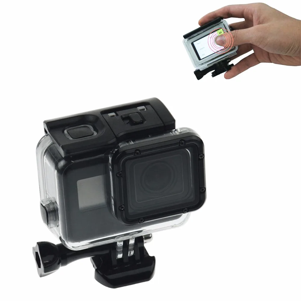 LANBEIKA для gopro hero 6 5 Touchbackdoor Дайвинг водонепроницаемый корпус Чехол 45 м для gopro hero 6 5 Go pro5 Gopro6 gopro hero 6