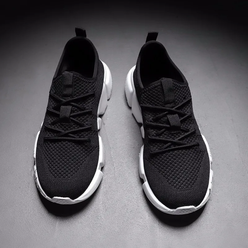 2019 Summer Sneakers Casual Trainers Walking Shoes Men Comfortale Fashion Light Big Size Black White 13 47 | Обувь