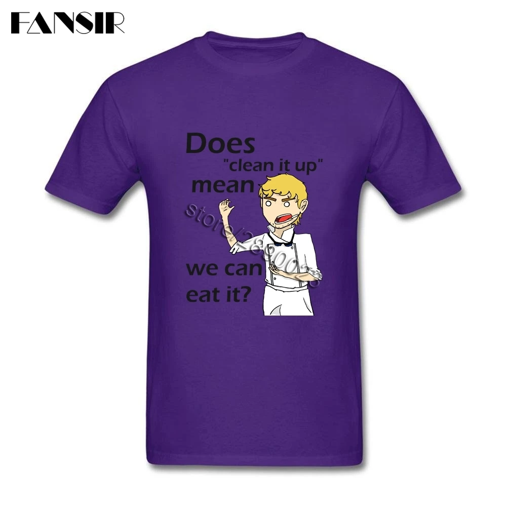 Сапоги для косплея Темный дворецкий можем ли мы Eat It короткий рукав Футболка