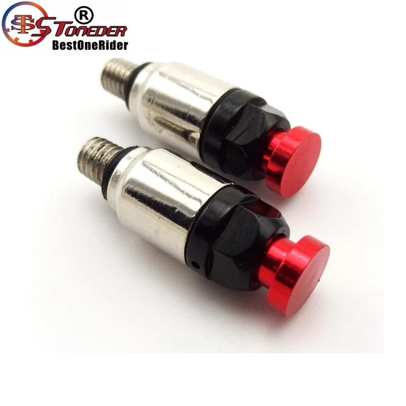 Передняя вилка STONEDER M5 x 0 8 красные воздушные клапаны для CR 80 85 125 250 500 CRF 150R 250R 450R 450X