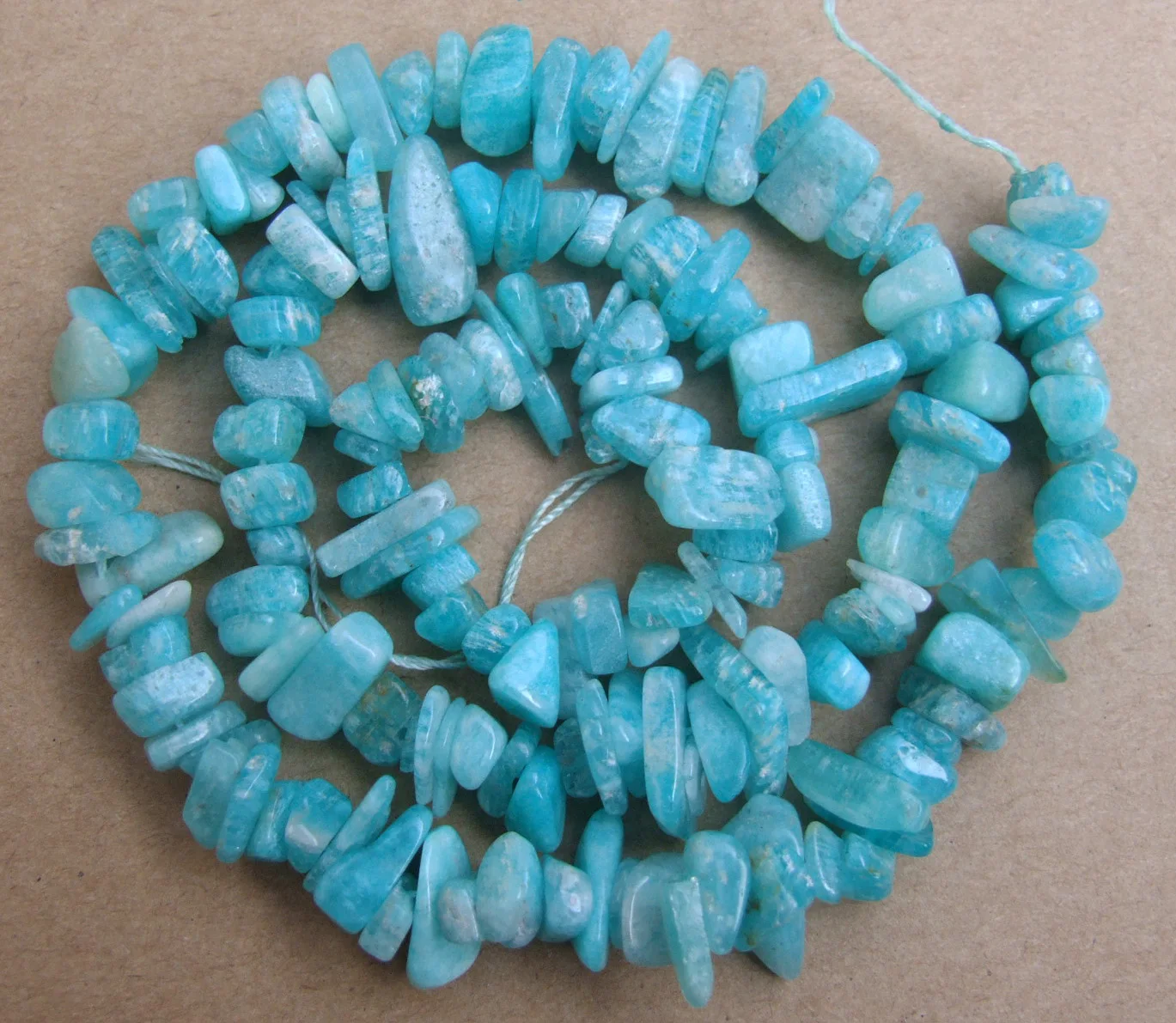 3-8 мм натуральные камни кусочки, свободные бусы 15" - Цвет: Brazil amazonite