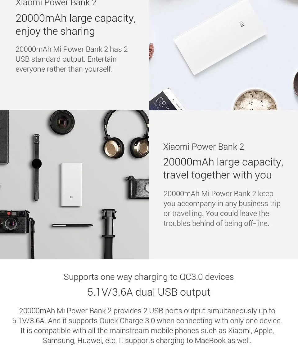Xiaomi Mi внешний аккумулятор 20000ма внешний аккумулятор LPM04/05ZM портативный внешний аккумулятор повербанк для Iphone samsung huawei