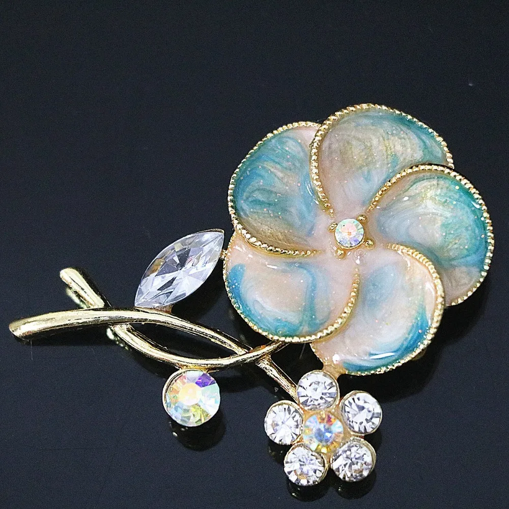 Романтический повезло подсолнечника Брошь для женщин 48*65 мм модные вечерние