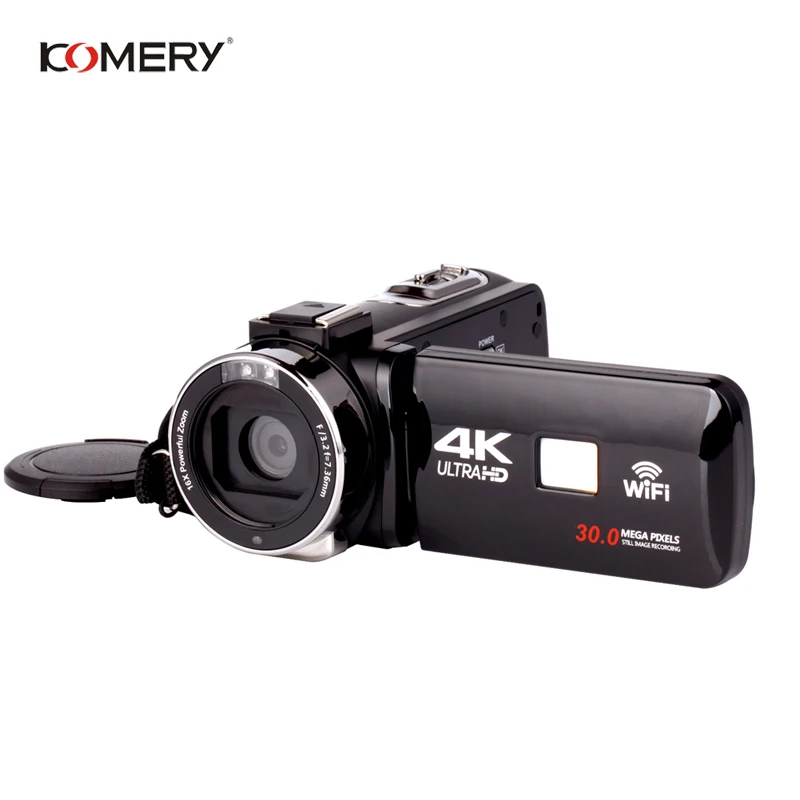 KOMERY оригинальная 4K видеокамера с поддержкой Wi-Fi ночного видения 3,0 дюймов сенсорный ЖК-экран Камера Fotografica лучшее качество низкая цена