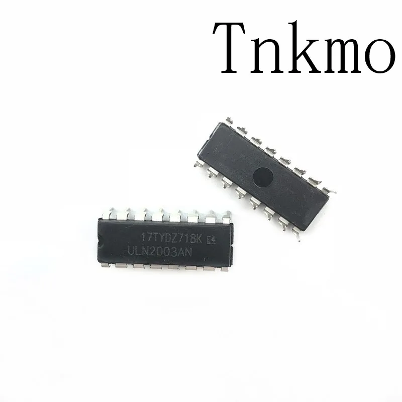 100 шт. ULN2003AN DIP16 ULN2003A ULN2003 ULN2003APG DIP 16 дарлингтонские транзисторы 7 Circuit 2 kOhm 500mA 50V VCE 1K