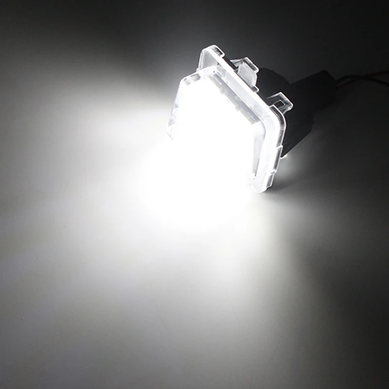 2 шт./компл. горячая Распродажа светодиодный светильник номерного знака для Benz