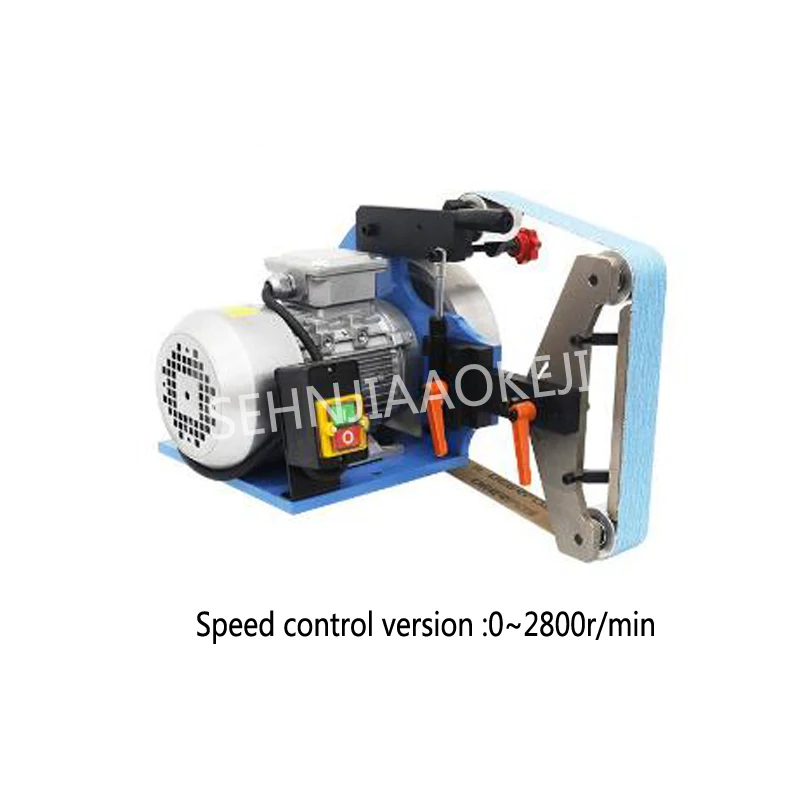 1500W Small industrial grade sand belt machine/vertical type Multifunctional high-power fixed speed/speed machine 220V | Инструменты