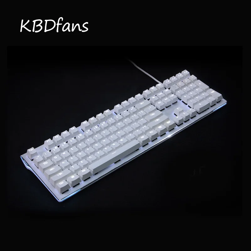Kbdfans 108 ключ PBT двойной снимок просвечивающие с подсветкой для Corsair K65 K70 logitech G710