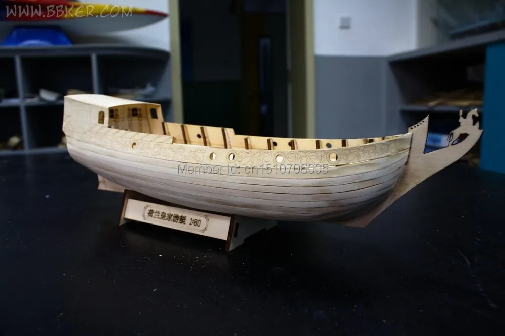 Хобби модель корабля наборы 1/80 королевская голландская модель яхты бесплатно 2 шт деревянная бочка включает английскую инструкцию