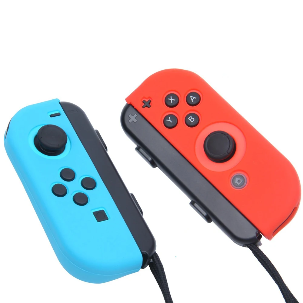ДЛЯ NS Противоскользящий силиконовый мягкий чехол для Nintendo Switch защитный Joy-Con
