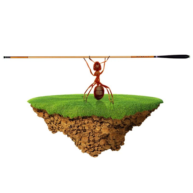 Новинка! Пресной воды Удочка супер светильник быстрое действие Fly стержень