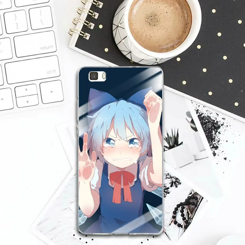 Soft Silicon Phone Case for Huawei P8 P9 P10 P20 Lite Mate 10 Pro Y5 Y6 II Y7 Honor 6X 7X 9 Shell Behind Glass Anime Lock Screen |