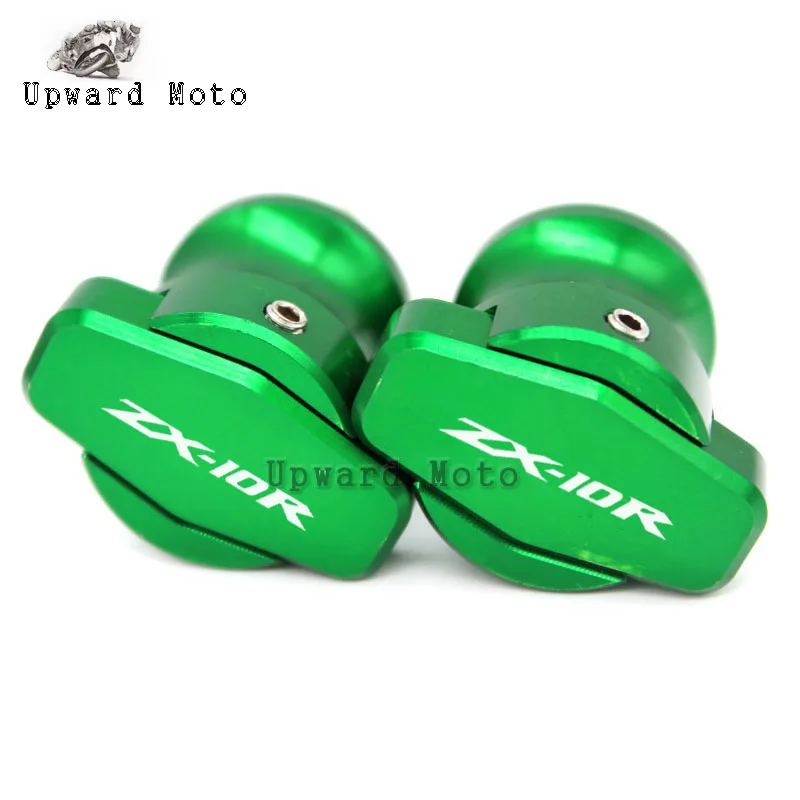 Для Kawasaki ZX10R ZX 10R 2004 2010 2009 CNC алюминиевые катушки с маятниковым рычагом Слайдеры