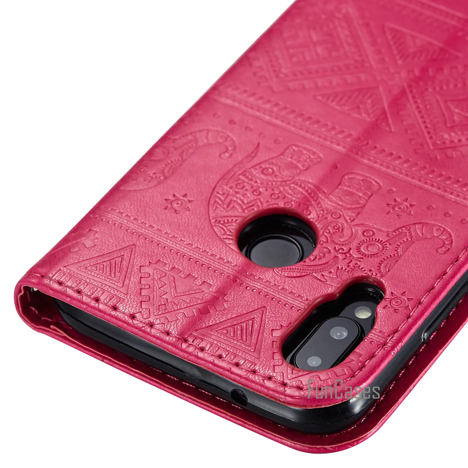 Качественный флип-чехол для телефона Ajax huawei P20 Lite держатели клипсы Caso цветочный
