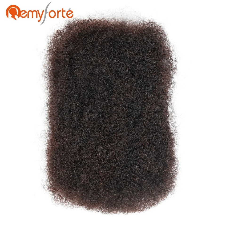 Remy Forte Mongolian Kinky Curly Bulk Human Crochet Braids Hair No Weft 1 PC 50 G/Bundles For Braiding Natural Color | Шиньоны и парики