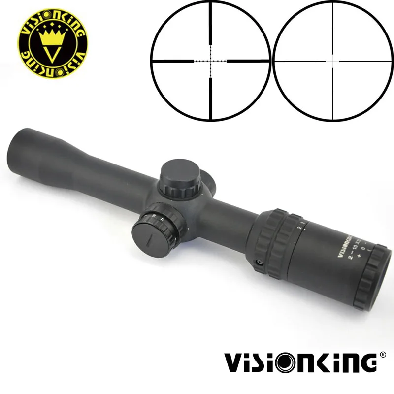 Охотничий оптический прицел Visionking 2-10x32 FFP водонепроницаемый с подсветкой 223 .308 |