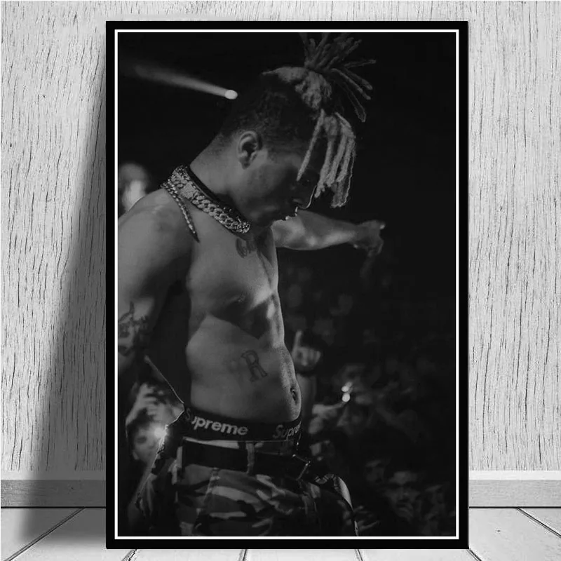 Плакат и принты XXXTentacion 2018 музыкальный Рэппер Singer Star Настенная картина на холсте