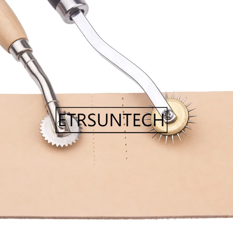 Beste 200 Stks Naaien Tool Kit Met Houten Handvat Praktische Serrate Edge Patroon Tracer Tracing Wiel Tailor Stitch Marker