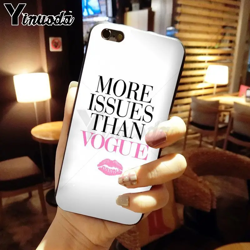 Yinuoda Модный женский защитный чехол для iPhone 6S 6plus 7 7plus 8 8Plus X Xs MAX 5 5S XR|Чехлы-накладки|