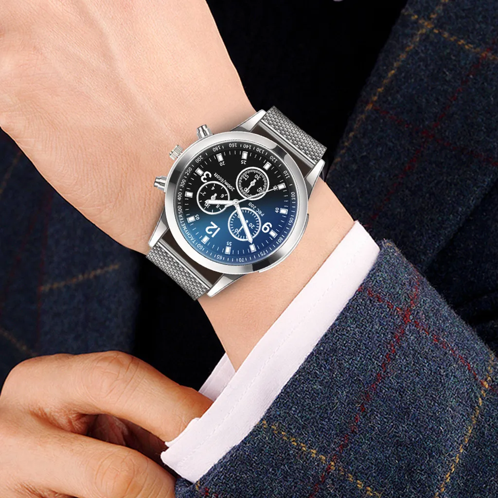 

Men Watches Luxury Quartz Stainless Steel Dial Casual Bracele man watches mens watch slim relogio masculino