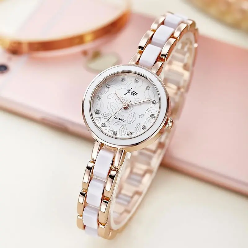 Новинка 2019 Брендовые Часы JW с браслетом женские Роскошные наручные часы со