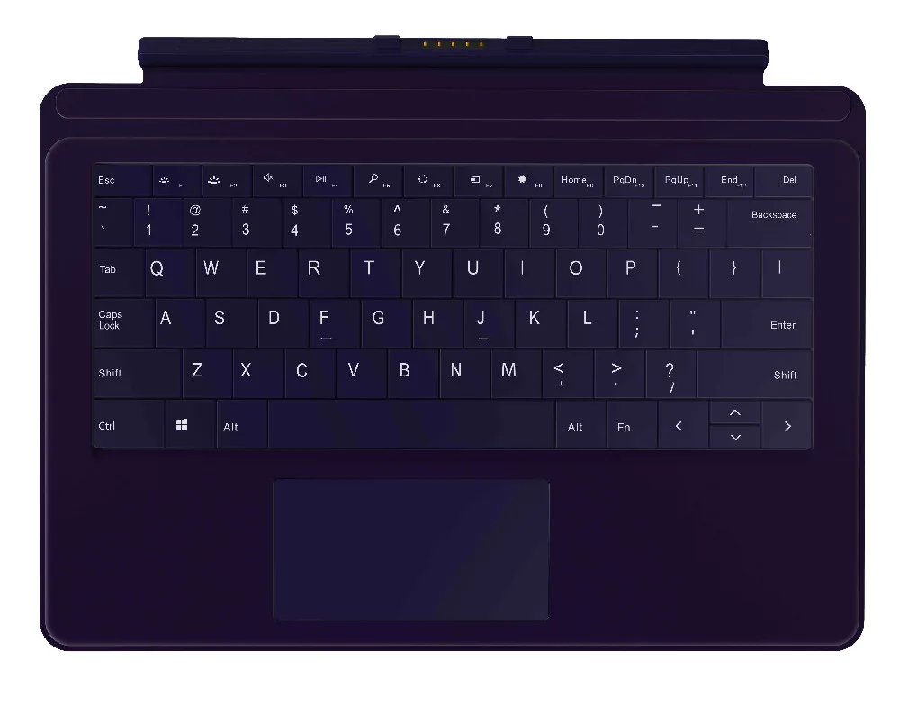 Оригинальная клавиатура для chuwi Surbook Магнитная док-станция с тачпадом для chuwi surbook 12,3 дюймов планшетный ПК, имеет многоязычный - Цвет: Purple