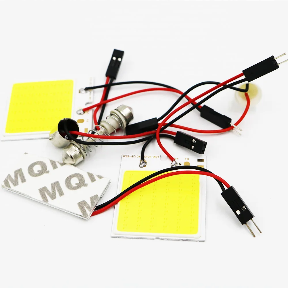 YSY 10X C5W Cob 48SMD чип белая лампа для чтения led T10 автомобильная светодиодная парковки