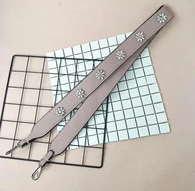 pink A Модные снежинки алмаз pu кожаные женские сумки из кожи Аксессуары для ремней на сумку женская сумка через плечо ремень сумка Запчасти - Цвет: pink A