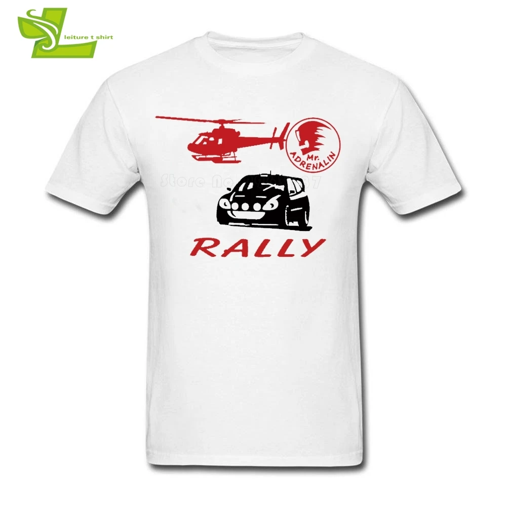 Вертолет VS Car Rally футболка мужская с коротким рукавом Круглый вырез крутая