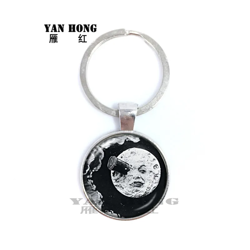 Galaxy Nebula Sleutelhangers Aarde Maan Universum 25mm Glas Cabochon Hanger Fashion Sleutelhanger Cadeau | Украшения и аксессуары