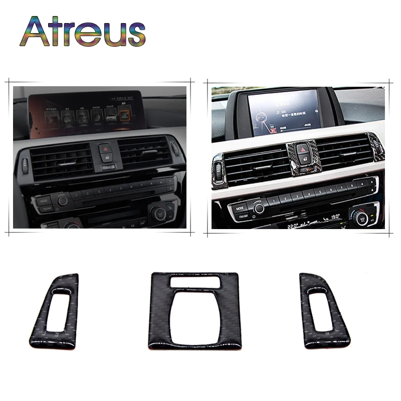 Карбоновая рамка Atreus для консоли декоративные наклейки интерьера BMW F30 F35