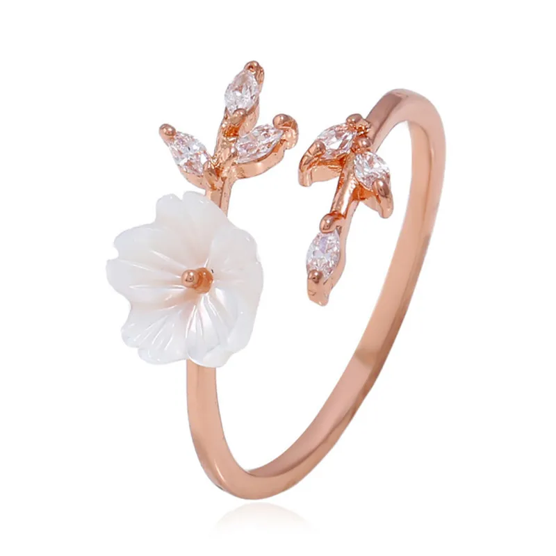 Новое горячее розовое золото серебристый цвет регулируемый bague Открытые Кольца