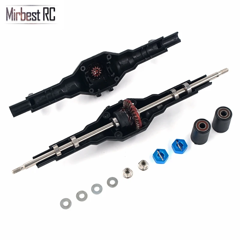 Mirbest RC diy запчасти для Wltoys 12428 части 12423 RC части автомобиля металлический редуктор дифференциальная передняя волна коробка 12428 аксессуары для обновления