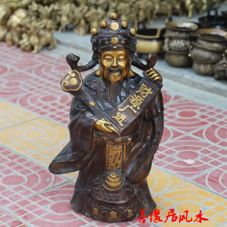 copper God of the wealth as Home Furnishing decoration business gifts | Дом и сад
