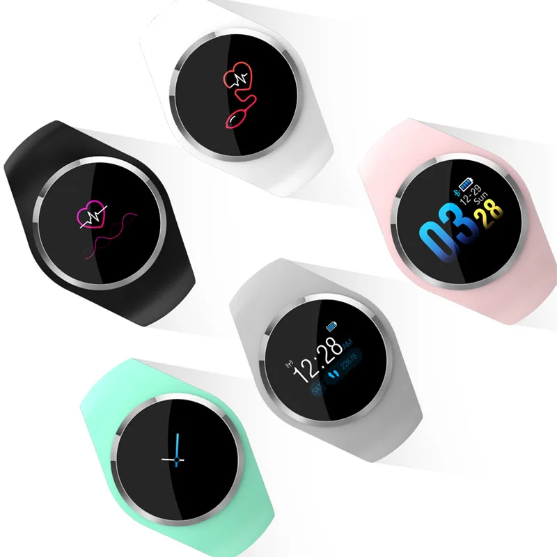 Q1 Смарт часы модные мужские и женские браслет IP67 Водонепроницаемый мониторинга