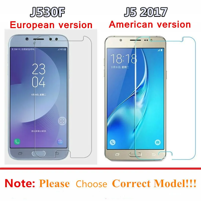 2.5D Закаленное стекло для Samsung Galaxy J5 2017 версия ЕС и США 2016 Защита экрана Prime J520 J530