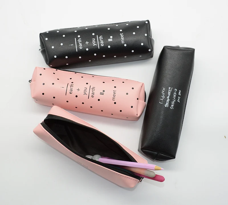 Чехол для карандашей школьные принадлежности Escolar Trousse Scolaire Stylo Kalemlik Kalem Kutusu Твердый Чехол-карандаш кожаный