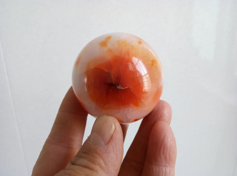 51 мм натуральный красивый агат Сфера Драгоценный Камень кварцевый хрустальный