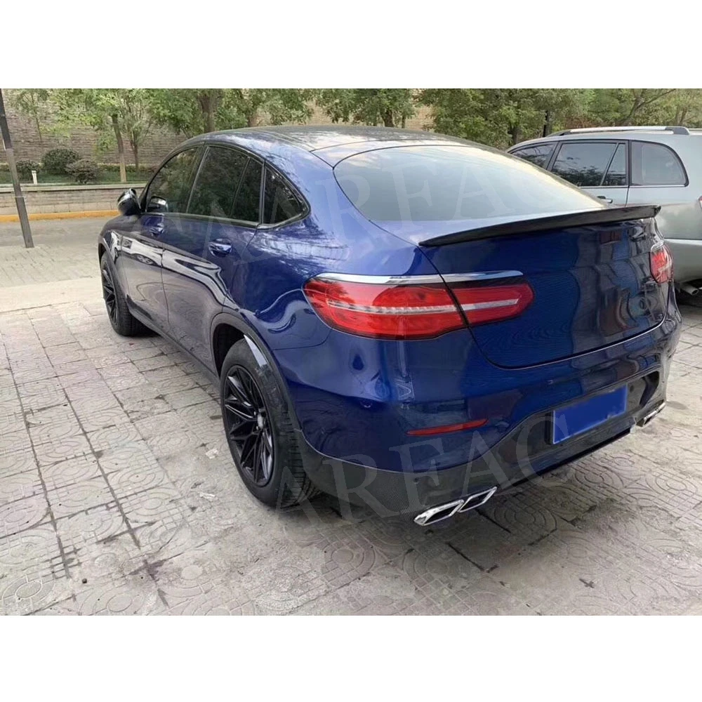Углеродного волокна задний спойлер для Mercedes Benz класса GLC купе W253 C253 GLC250 GLC300 GLC350- frp зад Багажник крыло
