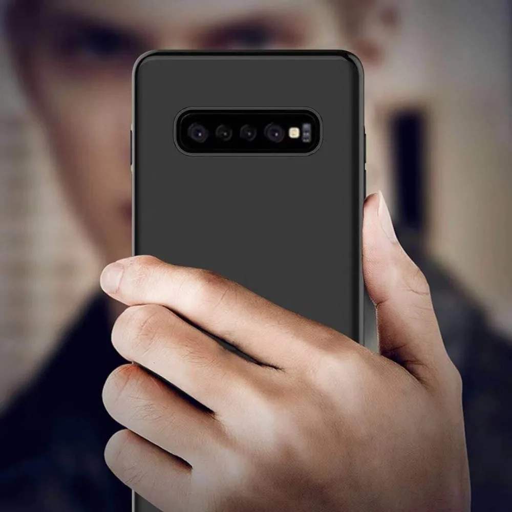 Магнитный автомобильный чехол-держатель для samsung Galaxy S10 S10e S10 Plus, силиконовый чехол из ТПУ на магните для samsung S9/s9 plus и металлическая пластина