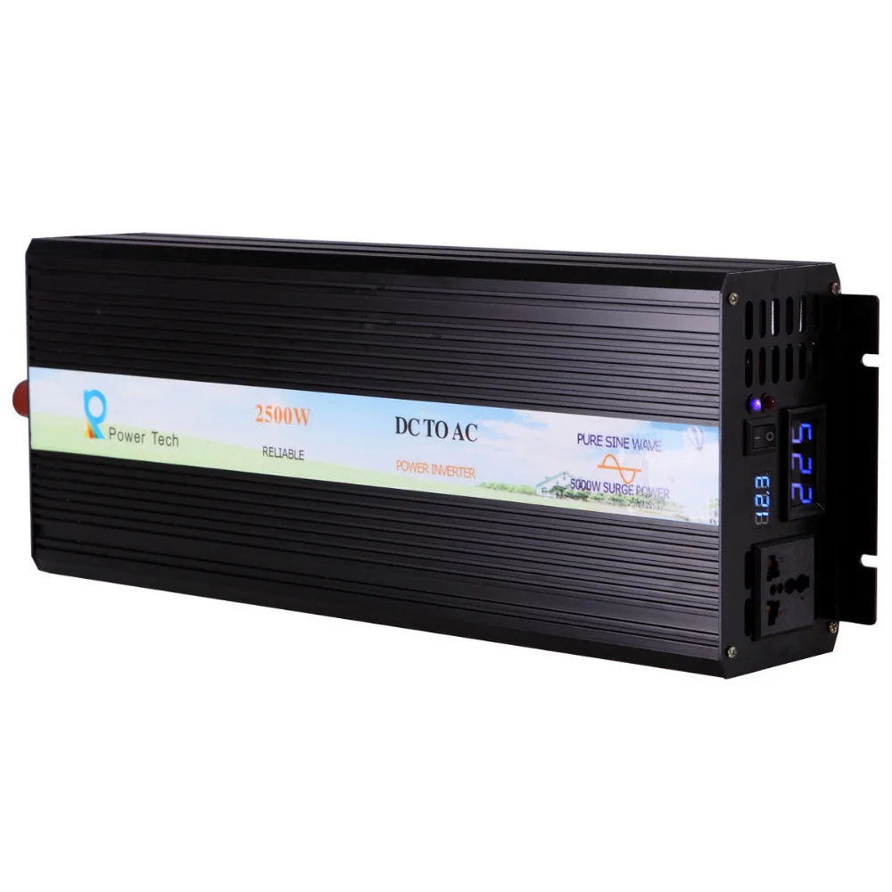 2500W Inverter Wave Pure Sine Solar 12V 220V Car Power 12V/24V/48V to 120V/220V/240V DC AC | Обустройство дома