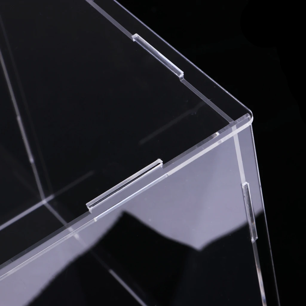 

Transparent Acrylic Display Case Tray Dustproof Storage Show Box 30x20x20cm