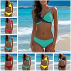 Набор пуш-ап бикини женский купальник Мягкий Монокини Badpak Майо де Бейн femme купальник Mayo размера плюс купальник с длинными рукавами