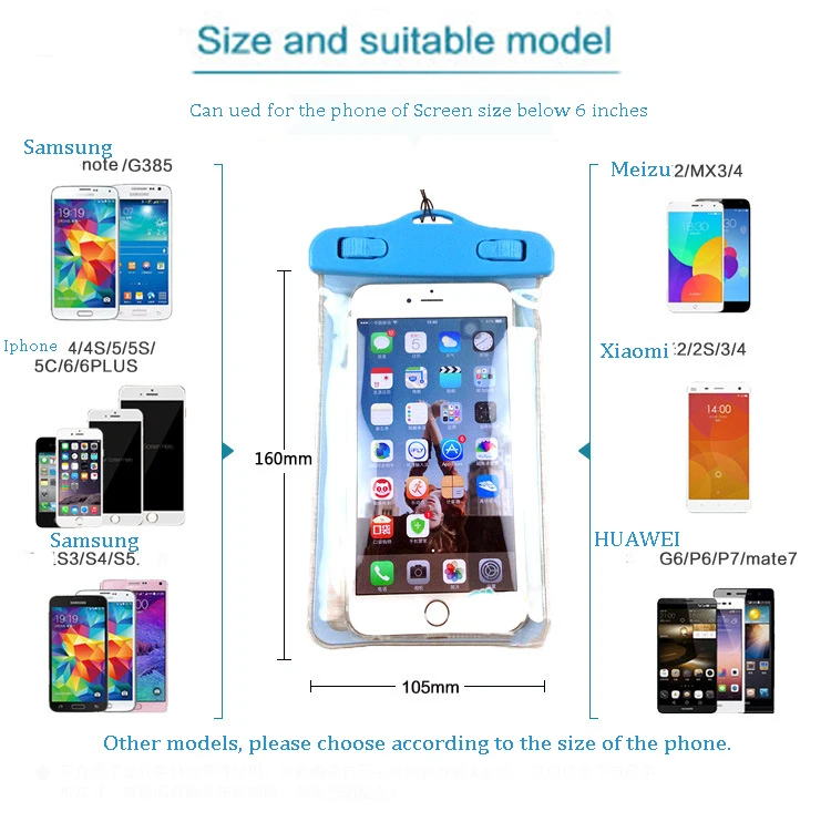Наружная Спортивная стандартная водонепроницаемая сумка для подводного